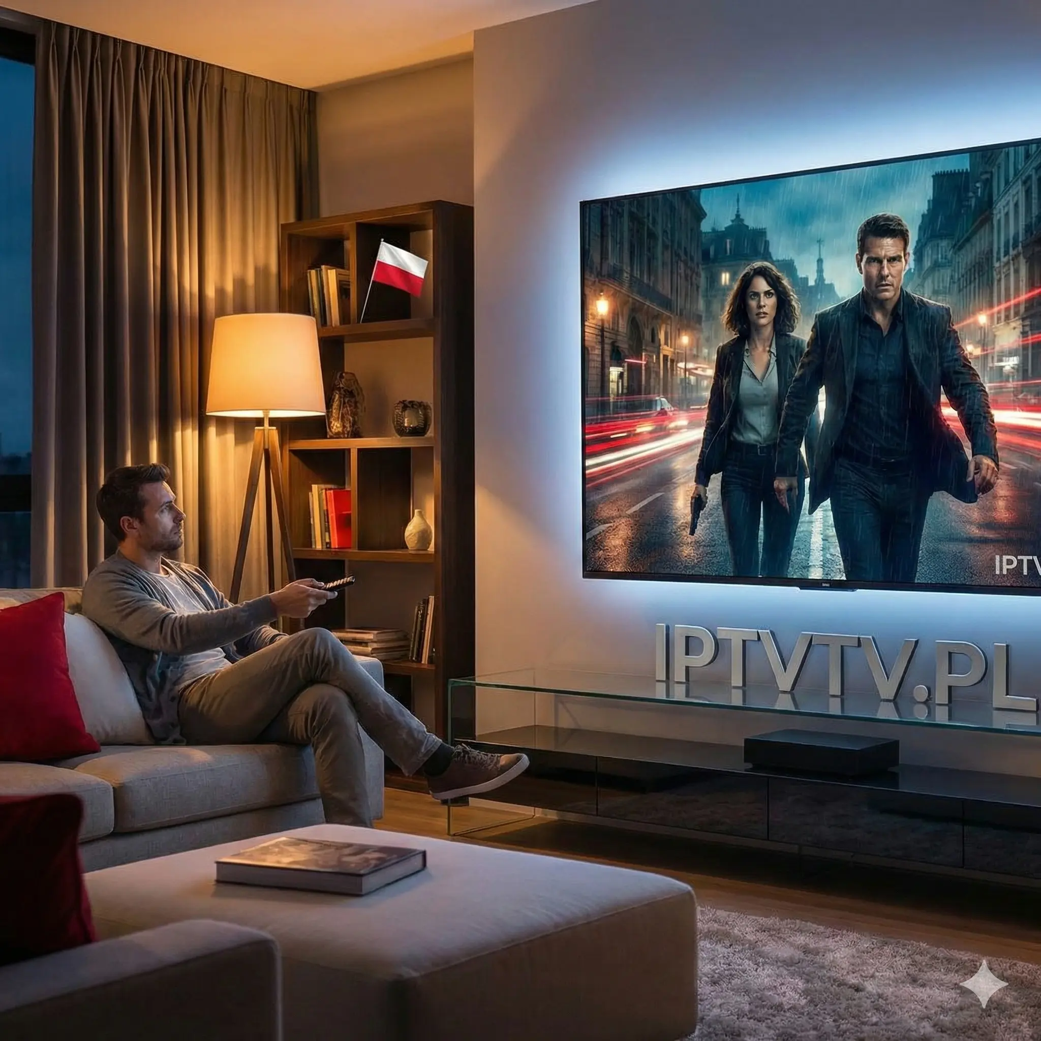 Konfiguracja IPTV – ekran ustawień aplikacji IPTV na Smart TV